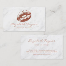 Rose aus Marmor Gold Lips Lipstick Makeup Artist