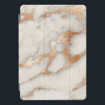 Rose aus Marmor Gold Striche Stone Gold Abstrakt iPad Pro Cover<br><div class="desc">florenceK Design minimal und elegant</div>