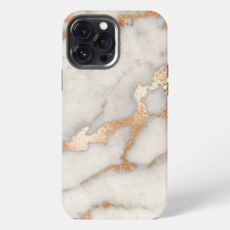 Rose aus Marmor Gold Striche Stone Gold Abstrakt iPhone 13 Pro Max Hülle