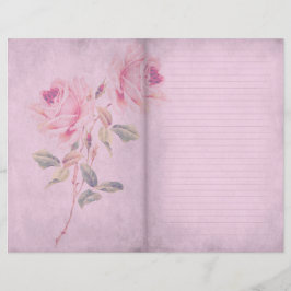 Rose aus rosa Shabby Chic