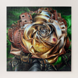 Rose aus Steampunken mit Oberflächengesicht - Mech Puzzle