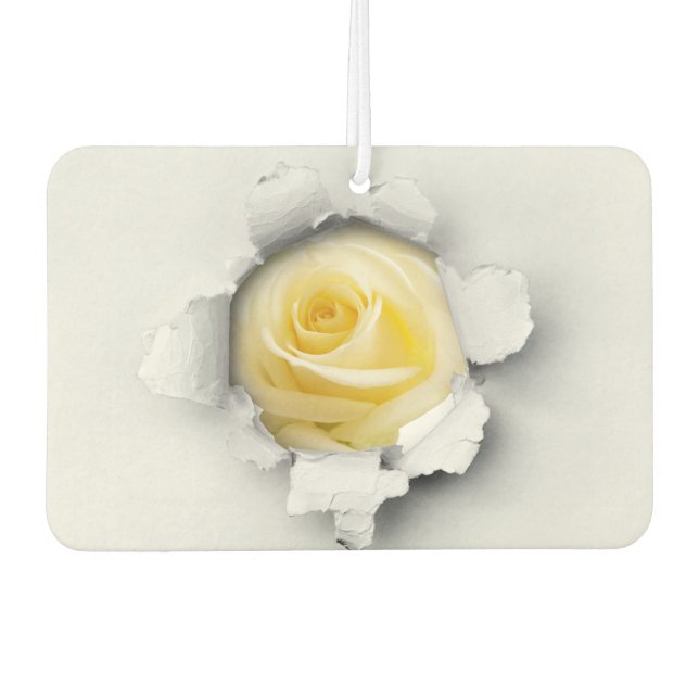 Rose Autolufterfrischer (Vorderseite)