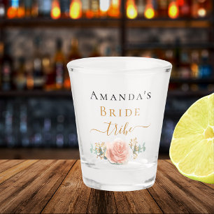 Rose Bachelorette Stamm Party Schnapsglas