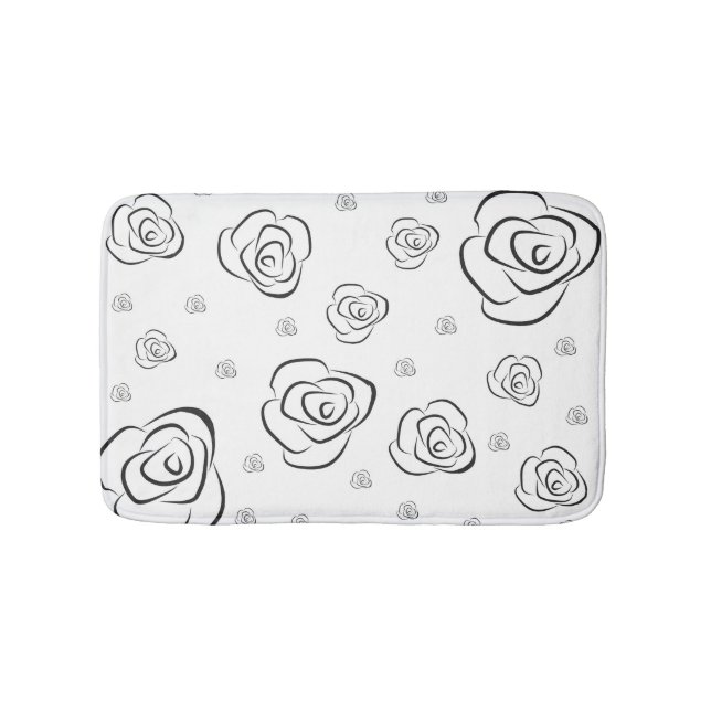 Rose Badematte (Vorderseite)