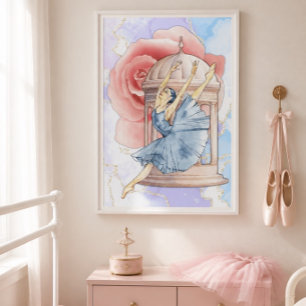 Rose Ballerina Poster
