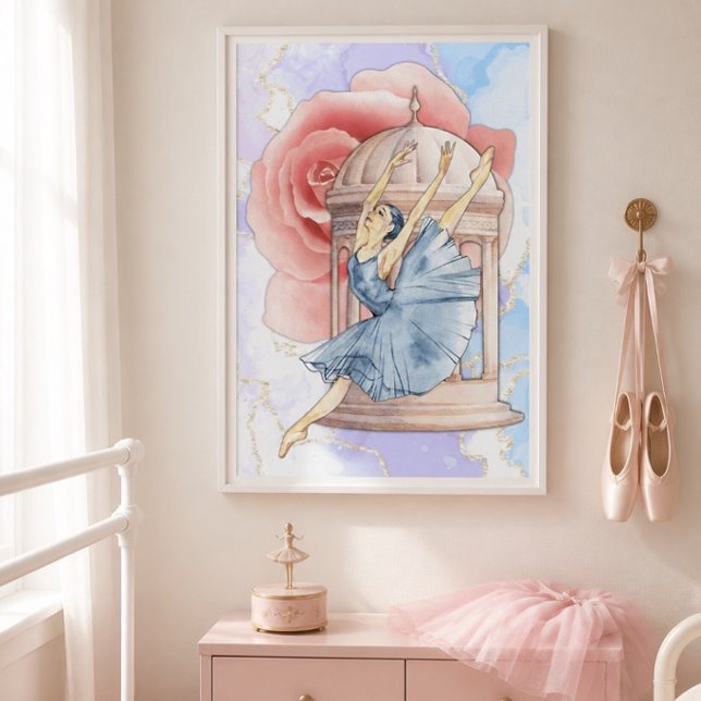 Rose Ballerina Poster (Von Creator hochgeladen)