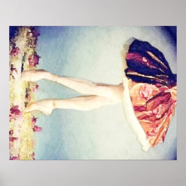 Rose Ballerina Poster (Vorne)