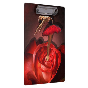 Rose Ballerina - Zwischenablage Klemmbrett