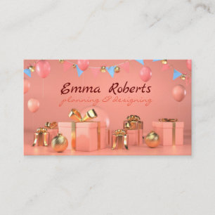 Rose Balloons Planung und Entwicklung von Visitenk Visitenkarte