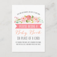 Rose Banner Baby Book | Babydusche