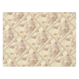 Rose beige gerahmt tischdecke