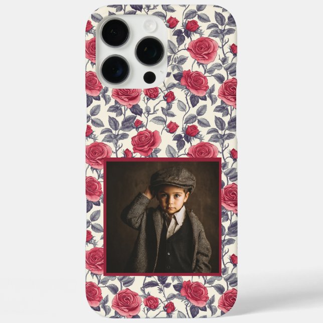 Rose Benutzerdefiniertes Foto iPhone Case für Brau (Rückseite)