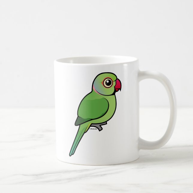 Rose-beringter Parakeet Tasse (Rechts)