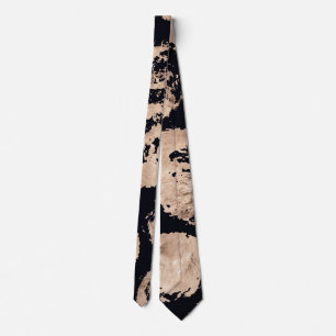 Rose Bio Kreise Krawatte