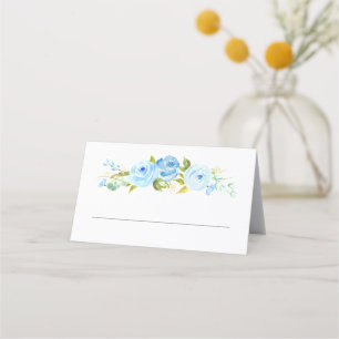 Rose Blaue religiöse Platzkarte