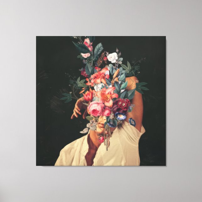 Rose Blühen jedes Mal Leinwanddruck (Vorderseite)