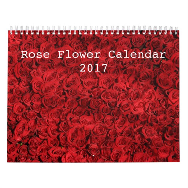 Rose Blume 2017 Kalender (Titelbild)