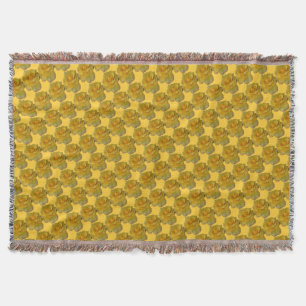 Rose Blume Blanket Gelb Rosenwirbel Blanket Gesche Decke