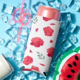 Rose Blume Cooler Selters Dosenkühler