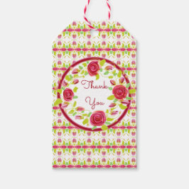 Rose Blume Designer Geschenkanhänger