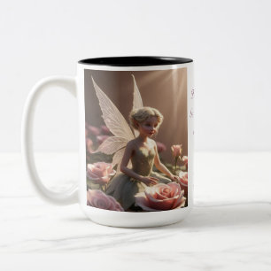 Rose Blume Fairy Zweifarbige Tasse