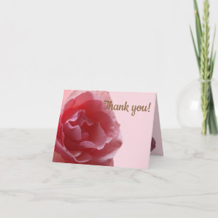 Rose Blume, Feminine, Foto Danke Karte