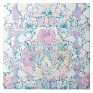 Rose Blume Fliese