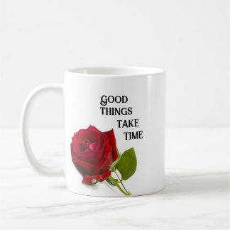 Rose Blume Kaffee Tasse