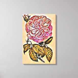 Rose Blume Leinwanddruck