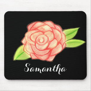 Rose Blume Mousepad