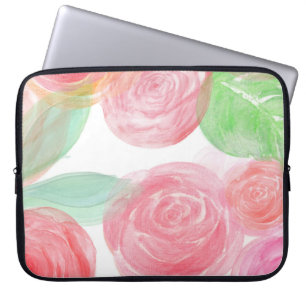 Rose Blume Neopren Laptop Zazzle_Growshop. Laptopschutzhülle