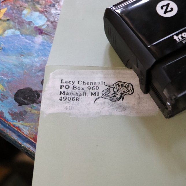 Rose Blume Permastempel (Von Creator hochgeladen)