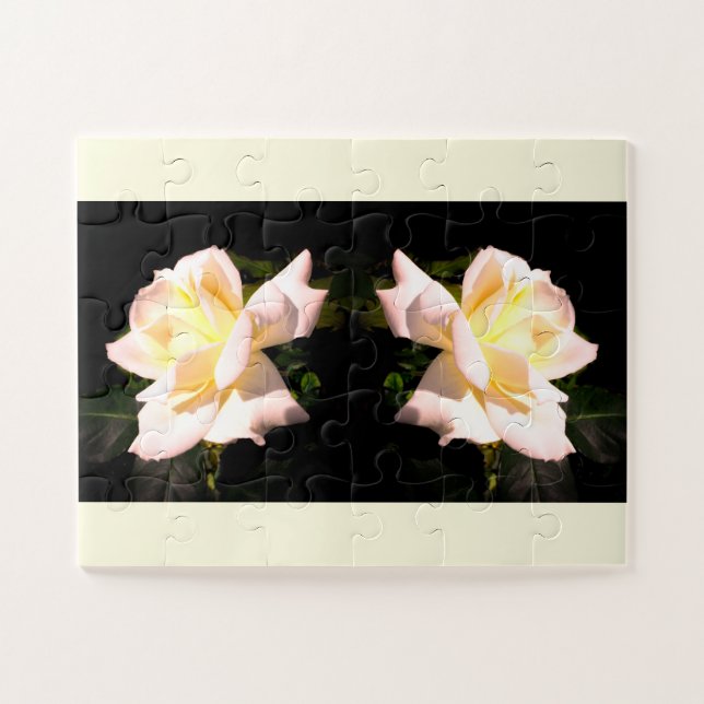 Rose Blume Puzzle (Horizontal)