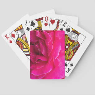 Rose Blume Spielkarten