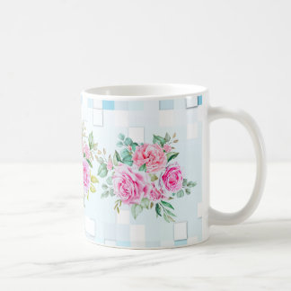 Rose Blume Tasse-11 oz-dauernde Keramik Kaffee Tas Kaffeetasse