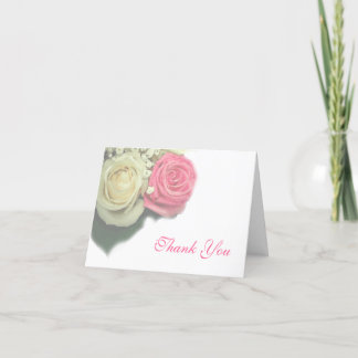Rose, Blumen, Hochzeit, Dankeschön-Karte, Vorlage