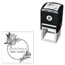 Rose Blumenrahmen aus der Bibliothek von