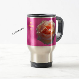 Rose Blush Anpassbar Reisebecher