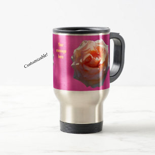 Rose Blush Anpassbar Reisebecher