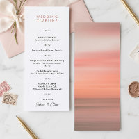 Rose Blush Hochzeitsplan Zeitplan