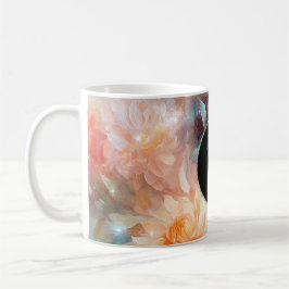 Rose Blush Peach Orange Bloral Kaffeetasse