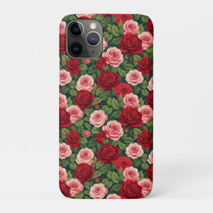 Rose Blüten Luxus ✨Rot Rosa Florale Eleganz Romant Case-Mate iPhone Hülle