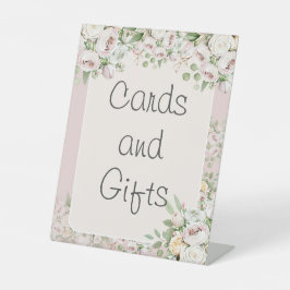 Rose Blütenfarbene Hochzeit Sockelschild