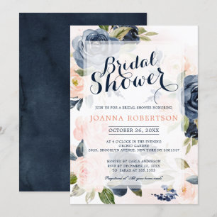 Rose Boho Brautparty Einladung