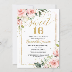 Rose Boho Einladung
