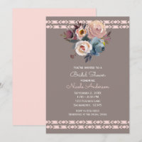 Rose Boho Pink Taupe Brautparty
