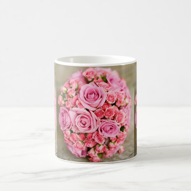 Rose Bouquet Blume Kaffeetasse (Mittel)