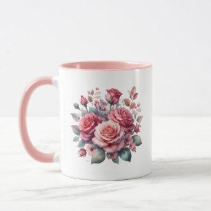 Rose Bouquet Blumendesign-62101 Tasse