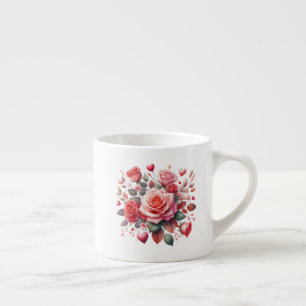 Rose Bouquet Blumendesign-62103 Espressotasse