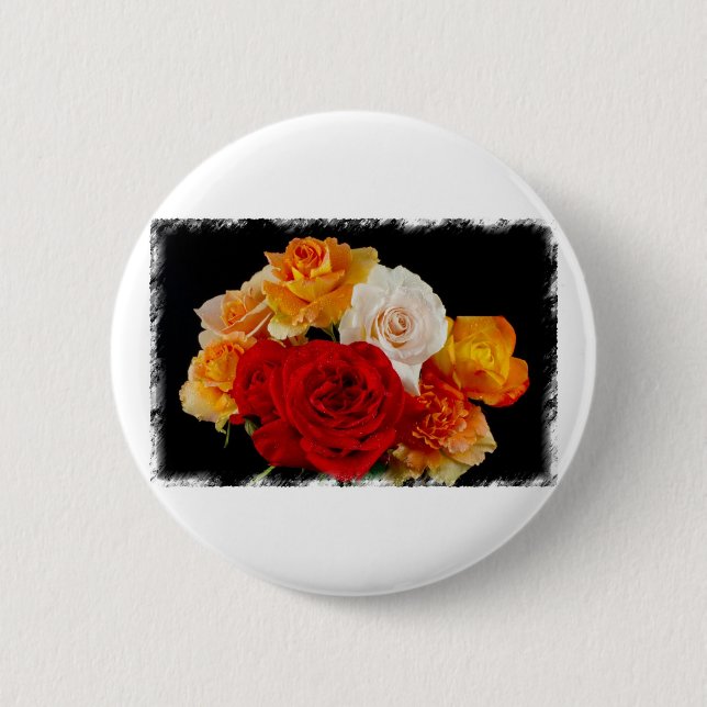 Rose Bouquet Button (Vorderseite)
